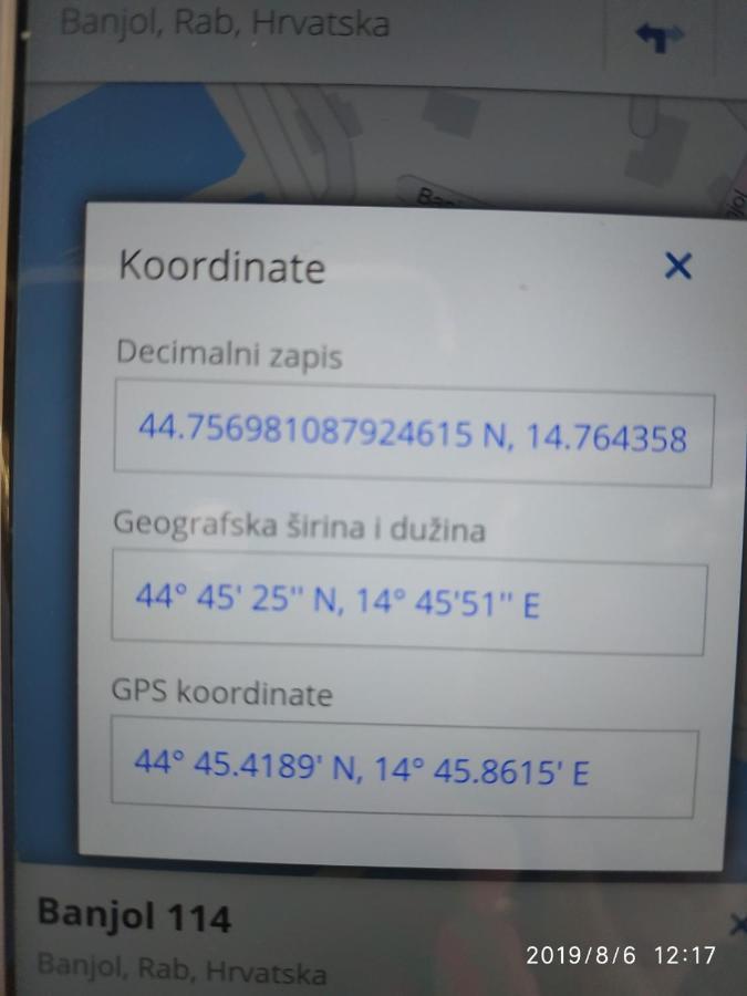 Apartmani Ivic Paka Rab Banjol Екстериор снимка